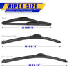 Picture of 3 wipers Replacement for 2006-2011 Mini Cooper, Windshield Wiper Blades Original Equipment Replacement - 19"/18"/10" (Set of 3) U/J HOOK