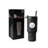 Picture of Simple Modern Officially Licensed NFL Pittsburgh Steelers 30 oz Tumbler with Flip Lid and Straws | Insulated Cup Stainless Steel | Gifts for Men Women | Trek Collection | Pittsburgh Steelers