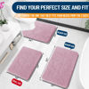 Picture of OLANLY Bathroom Rugs 30x20, Extra Soft Absorbent Chenille Bath Rugs, Rubber Backing Quick Dry, Machine Washable Bath Mats for Bathroom Floor, Tub and Shower, Home Decor Accessories, Dusty Rose