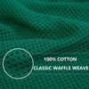 Picture of Homaxy 100% Cotton Waffle Weave Kitchen Dish Cloths, Ultra Soft Absorbent Quick Drying Dish Towels, 12 x 12 Inches, 6-Pack, Dark Green