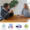 Picture of Catalonia Oversized Wearable Blanket Hoodie Sweatshirt, Comfortable Sherpa Lounging Pullover for Adults Men Women Teenagers Wife Girlfriend Gift