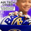 Picture of Franklin Sports NFL Baltimore Ravens Football - Youth Mini Football - 8.5" Football- SPACELACE Easy Grip Texture- Perfect for Kids !