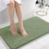 Picture of OLANLY Bathroom Rugs 24x16, Extra Soft Absorbent Chenille Bath Rugs, Rubber Backing Quick Dry, Machine Washable Bath Mats for Bathroom Floor, Tub and Shower, Home Decor Accessories, Sage Green