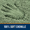 Picture of OLANLY Bathroom Rugs 36x24, Extra Soft Absorbent Chenille Bath Rugs, Rubber Backing Quick Dry, Machine Washable Bath Mats for Bathroom Floor, Tub and Shower, Home Decor Accessories, Sage Green