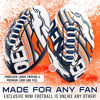 Picture of Franklin Sports NFL Denver Broncos Football - Youth Mini Football - 8.5" Football- SPACELACE Easy Grip Texture- Perfect for Kids !