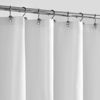 Picture of ALYVIA SPRING Extra Wide Fabric Shower Curtain Liner Waterproof - 108" x 72", Soft & Lightweight Wide Shower Curtain with Magnets, Machine Washable - 108x72, White