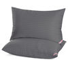Picture of EIUE Bed Pillows for Sleeping 2 Pack Queen Size 20 x 30 Inches，Super Soft Down Alternative Microfiber Filled Pillows,Pillows for Side and Back Sleepers,Black