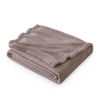 Picture of Bedsure Fleece Blankets Twin Size Mocha Brown - 300GSM Lightweight Plush Fuzzy Cozy Soft Blanket for Bed, Sofa, Couch, Travel, Camping, 60x80 inches