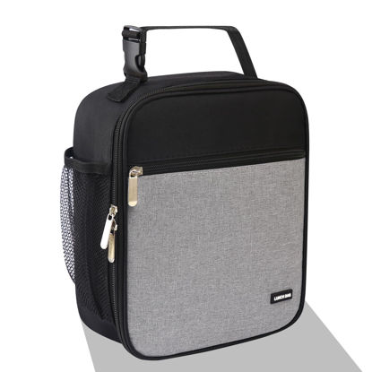 Picture of AYEANY Lunch box Lunch bag for men women Lunchbox Lunch bags Insulated Lunch bag Lunch box cooler (Thicken grey)