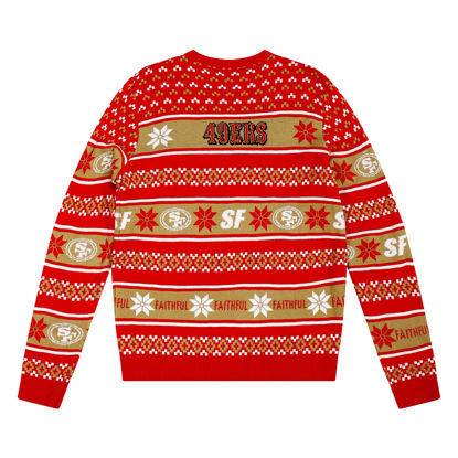 Picture of FOCO Standard NFL Big Logo Ugly Sweater, Team Color