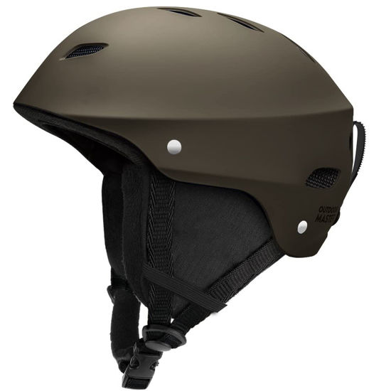 Picture of OutdoorMaster Kelvin Ski Helmet - Snowboard Helmet for Men, Women & Youth (Army,XL)