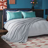 Picture of Bedsure Fleece Bed Blankets Full Size Light Grey - Soft Lightweight Plush Fuzzy Cozy Luxury Blanket Microfiber, 84x90 inches