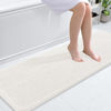 Picture of OLANLY Bathroom Rugs 59x20, Extra Soft Absorbent Chenille Bath Rugs, Rubber Backing Quick Dry, Machine Washable Bath Mats for Bathroom Floor, Tub and Shower, Home Decor Accessories, Ivory