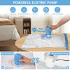 Picture of Vacuum Storage Bags with Electric Pump, 12 Pack (2 Jumbo/2 Large/4 Medium/4 Small) Vacuum Seal Space Saver Bags for Clothing, Pillows, Blanket, Bedding, Comforters