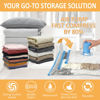 Picture of Vacuum Storage Bags with Electric Pump, 22 Pack (3 Jumbo/3 Large/8 Medium/8 Small) Vacuum Seal Space Saver Bags for Clothing, Pillows, Blanket, Bedding, Comforters