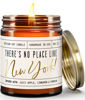 Picture of New York Gifts, New York Decor for Home - 'There's No Place Like New York Candle, w/Juicy Apple, Cinnamon & Pumkin I New York Souvenirs I New York State Gifts I 9oz Jar, 50Hr Burn, USA Made