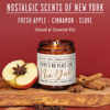 Picture of New York Gifts, New York Decor for Home - 'There's No Place Like New York Candle, w/Juicy Apple, Cinnamon & Pumkin I New York Souvenirs I New York State Gifts I 9oz Jar, 50Hr Burn, USA Made