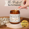Picture of New York Gifts, New York Decor for Home - 'There's No Place Like New York Candle, w/Juicy Apple, Cinnamon & Pumkin I New York Souvenirs I New York State Gifts I 9oz Jar, 50Hr Burn, USA Made