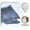 Picture of Mulberry Silk Pillowcase for Hair and Skin Queen Size Leopard Print Silk Pillow Cases with Zipper Soft Breathable Smooth Cooling Silk Pillow Covers for Sleeping (Blue Leopard,20"X 30",1Pcs)