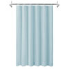 Picture of Mrs Awesome Light Blue Shower Curtain Liner with 3 Magnets, 72x72 Premium Flexible Sturdy Plastic Shower Curtain for Bathroom Lightweight & Waterproof, Light Blue