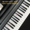 Picture of BEATBIT Piano Notes Guide for Beginner, Removable Piano Keyboard Note Labels for Learning, 88-Key Full Size, Made of Silicone, No Need Stickers, Reusable and Comes with Box (Rainbow Colors）