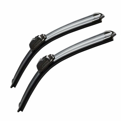 Picture of MOTIUM OEM QUALITY Premium All-Season Windshield Wiper Blades (17"+17" pair for front windshield)…