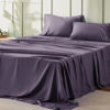 Picture of Bedsure California King Sheet Sets - Soft Sheets for California King Size Bed, 4 Pieces Hotel Luxury Dusty Purple Sheets Cal King, Easy Care Polyester Microfiber Cooling Bed Sheet Set