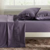 Picture of Bedsure California King Sheet Sets - Soft Sheets for California King Size Bed, 4 Pieces Hotel Luxury Dusty Purple Sheets Cal King, Easy Care Polyester Microfiber Cooling Bed Sheet Set