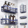Picture of Shower Caddy 5 Pack,Adhesive Shower Organizer for Bathroom Storage&Home Decor&Kitchen,No Drilling,Large Capacity,Rustproof Stainless Steel Bathroom Organizer,Shower Shelves for Inside Shower-Larger