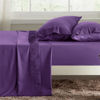 Picture of Bedsure California King Sheet Sets - Soft Sheets for California King Size Bed, 4 Pieces Hotel Luxury Purple Sheets Cal King, Easy Care Polyester Microfiber Cooling Bed Sheet Set