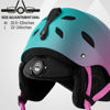 Picture of OutdoorMaster Kelvin Ski Helmet - Snowboard Helmet for Men, Women & Youth (Gradient Purple Blue,S)