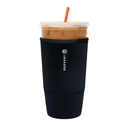 Picture of Sok It Java Sok Iced Coffee & Cold Soda Insulated Neoprene Cup Sleeve (Black, XXLarge: 44-48oz)