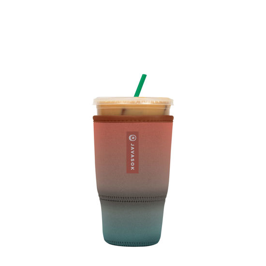 Picture of Sok It Java Sok Iced Coffee & Cold Soda Insulated Neoprene Cup Sleeve (Desert Ombre, Large: 30-32oz)