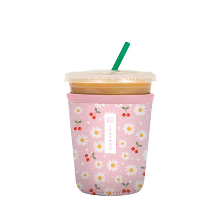 Picture of Sok It Java Sok Iced Coffee & Cold Soda Insulated Neoprene Cup Sleeve (Cherry Bomb, Small: 16-20oz)