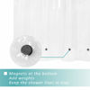 Picture of Mrs Awesome 66x72 Shower Curtain Liner with 6 Magnets Clear Thick PEVA Waterproof Plastic Shower Curtain 66 x 72 inches, Clear