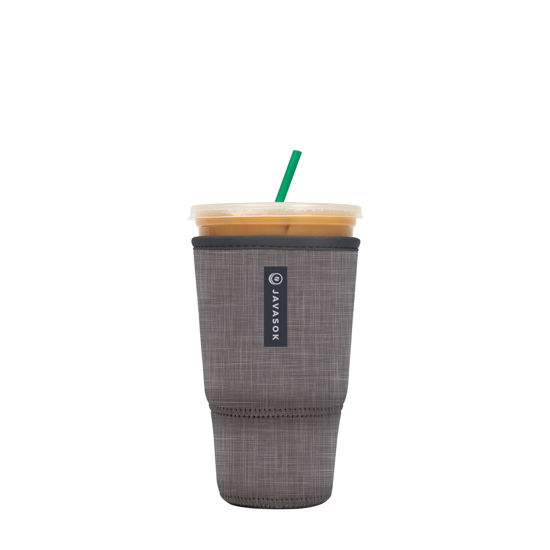 Picture of Sok It Java Sok Iced Coffee & Cold Soda Insulated Neoprene Cup Sleeve (Anthracite, XLarge: 38-42oz)