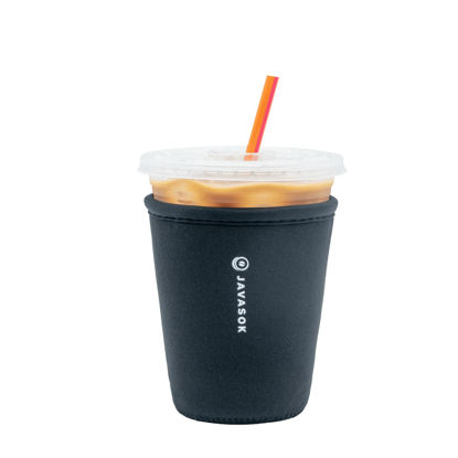 Picture of Sok It Java Sok Iced Coffee & Cold Soda Insulated Neoprene Cup Sleeve (Black, XLarge: 38-42oz)