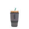 Picture of Sok It Java Sok Iced Coffee & Cold Soda Insulated Neoprene Cup Sleeve (Anthracite, Large: 30-32oz)