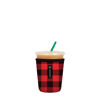 Picture of Sok It Java Sok Iced Coffee & Cold Soda Insulated Neoprene Cup Sleeve (Buffalo Check, Small: 16-20oz)