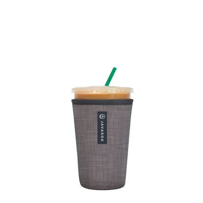 Picture of Sok It Java Sok Iced Coffee & Cold Soda Insulated Neoprene Cup Sleeve (Anthracite, Medium: 22-28oz)