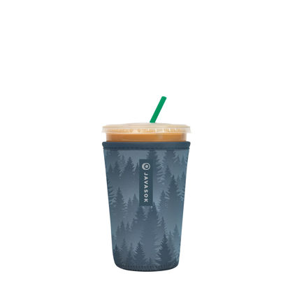 Picture of Sok It Java Sok Iced Coffee & Cold Soda Insulated Neoprene Cup Sleeve (Foggy Woods, Medium: 22-28oz)