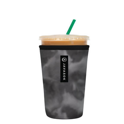 Picture of Sok It Java Sok Iced Coffee & Cold Soda Insulated Neoprene Cup Sleeve (Shades of Gray, Medium: 22-28oz)