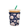 Picture of Sok It Java Sok Iced Coffee & Cold Soda Insulated Neoprene Cup Sleeve (Play Ball, Small: 16-20oz)