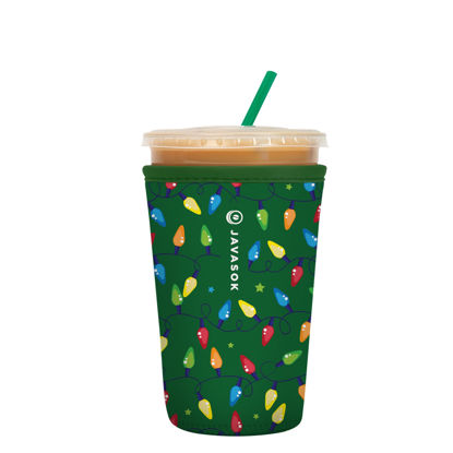 Picture of Sok It Java Sok Iced Coffee & Cold Soda Insulated Neoprene Cup Sleeve (Get Lit, Medium: 22-28oz)