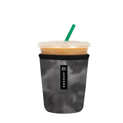 Picture of Sok It Java Sok Iced Coffee & Cold Soda Insulated Neoprene Cup Sleeve (Shades of Gray, Small: 16-20oz)