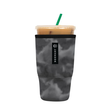 Picture of Sok It Java Sok Iced Coffee & Cold Soda Insulated Neoprene Cup Sleeve (Shades of Gray, Large: 30-32oz)