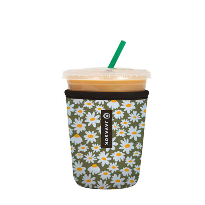 Picture of Sok It Java Sok Iced Coffee & Cold Soda Insulated Neoprene Cup Sleeve (Chamomile China, Small: 16-20oz)