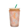 Picture of Sok It Java Sok Iced Coffee & Cold Soda Insulated Neoprene Cup Sleeve (Dainty Florals, Medium: 22-28oz)