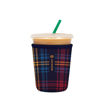 Picture of Sok It Java Sok Iced Coffee & Cold Soda Insulated Neoprene Cup Sleeve (Tartan Royale, Small: 16-20oz)