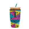 Picture of Sok It Java Sok Iced Coffee & Cold Soda Insulated Neoprene Cup Sleeve (Music to My Ears, Large: 30-32oz)
